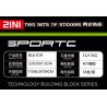 BRUCO BLK-019 QIAO LE TONG 2310 non  KÉO LÙI XE LAMBORGHINI bộ đồ chơi xếp lắp ráp ghép mô hình  Kỹ Thuật Công Nghệ Cao Mô Hình Phương Tiện 260 khối