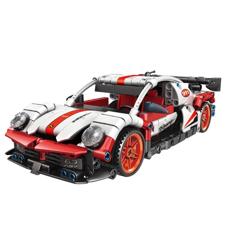 QIAO LE TONG 2311 non Lego XE THỂ THAO PORSCHE 911 LÙI bộ đồ chơi xếp lắp ráp ghép mô hình Technic RACING SUPER CAR 911 Kỹ Thuật Công Nghệ Cao Mô Hình Phương Tiện 501 khối
