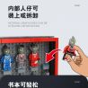 105 non  CUỐN SÁCH MINIFIGURE SIÊU NHÂN bộ đồ chơi xếp lắp ráp ghép mô hình Collectable Minifigures Búp Bê Sưu Tầm 2672 khối