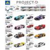 Kazi KY6101 6101 non  DỰ ÁN XE HƠI NỔI TIẾNG ĐUA 8 MẪU bộ đồ chơi xếp lắp ráp ghép mô hình Speed Champions Racing Cars PROJECT-D Đua Xe Công Thức