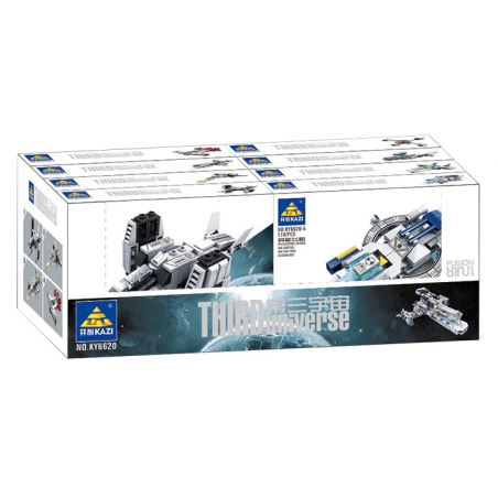 Kazi KY6620 6620 non  SIÊU MẪU THỜI GIAN VÀ KHÔNG KHÁC NHAU bộ đồ chơi xếp lắp ráp ghép mô hình The Third Universe Vũ Trụ Thứ 3 941 khối