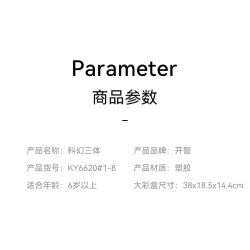 Kazi KY6620 6620 non  SIÊU MẪU THỜI GIAN VÀ KHÔNG KHÁC NHAU bộ đồ chơi xếp lắp ráp ghép mô hình The Third Universe Vũ Trụ Thứ 3 941 khối