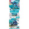 MINGDI 10069 non  THẾ GIỚI KHỦNG LONG SPINOSAURUS - XE TĂNG bộ đồ chơi xếp lắp ráp ghép mô hình Jurassic World 594 khối