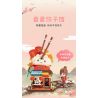 GEKKOSHA 801001 non  KHUNG CẢNH PHỐ ẨM THỰC NHÀ BÁNH BAO XIANGXIANG bộ đồ chơi xếp lắp ráp ghép mô hình Creator Sáng Tạo 707 khối