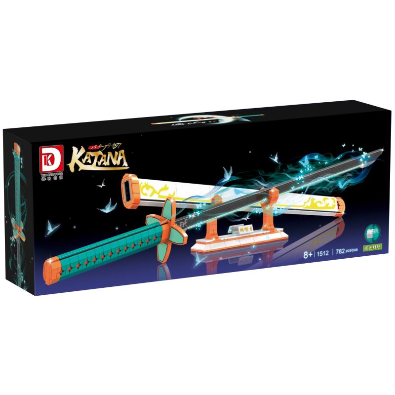 DK 1512 non Lego GẤU BƯỚM bộ đồ chơi xếp lắp ráp ghép mô hình Kimetsu No Yaiba Thanh Gươm Diệt Quỷ 782 khối