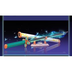 DK 1512 non  GẤU BƯỚM bộ đồ chơi xếp lắp ráp ghép mô hình Kimetsu No Yaiba Thanh Gươm Diệt Quỷ 782 khối