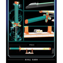 DK 1512 non  GẤU BƯỚM bộ đồ chơi xếp lắp ráp ghép mô hình Kimetsu No Yaiba Thanh Gươm Diệt Quỷ 782 khối