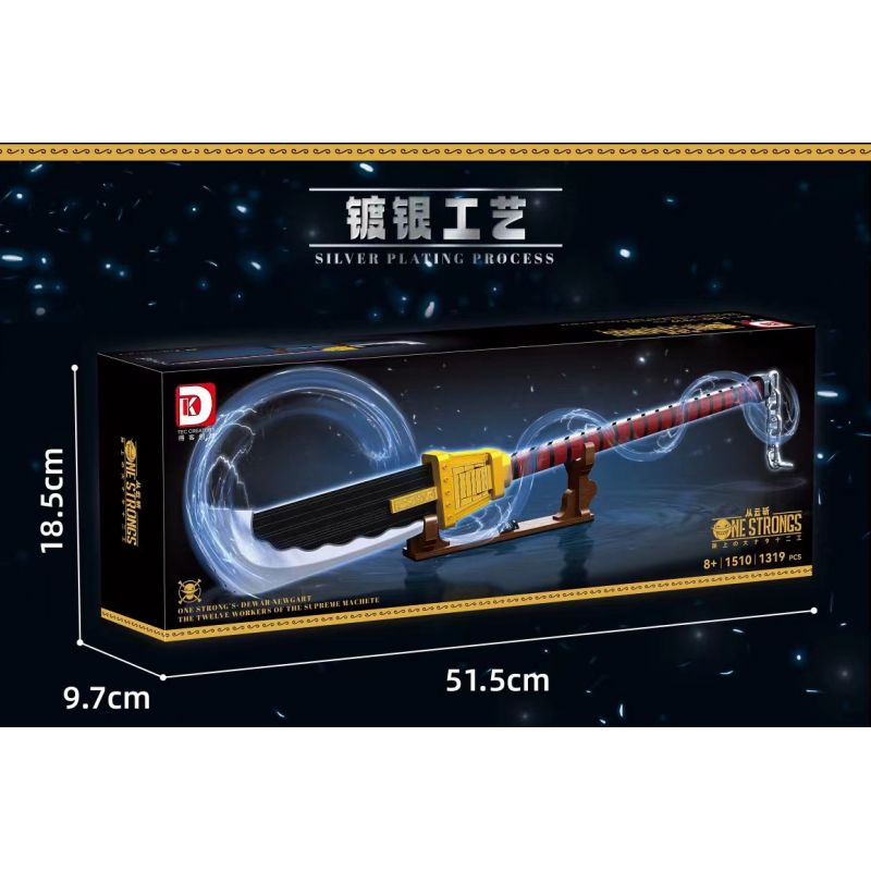 DK 1510 non  CÔNG VÂN TRIỂN bộ đồ chơi xếp lắp ráp ghép mô hình One Piece Đảo Hải Tặc 1319 khối