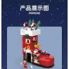 DK 713 non  TẤT GIÁNG SINH bộ đồ chơi xếp lắp ráp ghép mô hình Christmas CHRISTMAS SHOES 779 khối