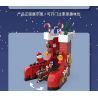 DK 713 non  TẤT GIÁNG SINH bộ đồ chơi xếp lắp ráp ghép mô hình Christmas CHRISTMAS SHOES 779 khối