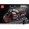 JIESTAR 91021 non  DUCATI DIAVEL 1260S bộ đồ chơi xếp lắp ráp ghép mô hình  Kỹ Thuật Công Nghệ Cao Mô Hình Phương Tiện 896 khối