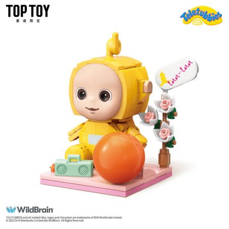 TOP TOY TC1302 1302 non  ĐỒNG TÍNH NỮ MÀU VÀNG bộ đồ chơi xếp lắp ráp ghép mô hình TELETUBBIES LAA-LAA