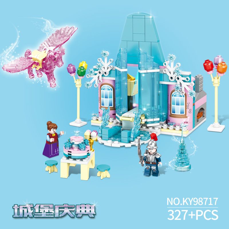 Kazi KY98717 98717 non Lego LỄ KỶ NIỆM LÂU ĐÀI bộ đồ chơi xếp lắp ráp ghép mô hình Girl Con Gái 327 khối