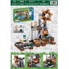 ZHEGAO QL2512 2512 non  MỎ MORNAS bộ đồ chơi xếp lắp ráp ghép mô hình Minecraft CUBE WORLD Game Xây Dựng 264 khối