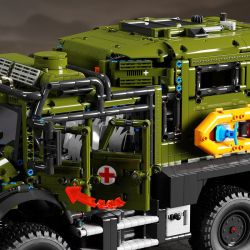 TEGOLE T4023 4023 non  XE CỨU HỘ UNIMOG tỷ lệ 1:11 bộ đồ chơi xếp lắp ráp ghép mô hình  RESCUE VEHICLE Kỹ Thuật Công Nghệ Cao Mô Hình Phương Tiện 3850 khối
