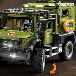 TEGOLE T4023 4023 non  XE CỨU HỘ UNIMOG tỷ lệ 1:11 bộ đồ chơi xếp lắp ráp ghép mô hình  RESCUE VEHICLE Kỹ Thuật Công Nghệ Cao Mô Hình Phương Tiện 3850 khối