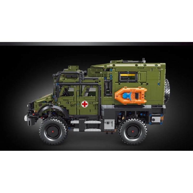 TEGOLE T4023 4023 non  XE CỨU HỘ UNIMOG tỷ lệ 1:11 bộ đồ chơi xếp lắp ráp ghép mô hình  RESCUE VEHICLE Kỹ Thuật Công Nghệ Cao Mô Hình Phương Tiện 3850 khối