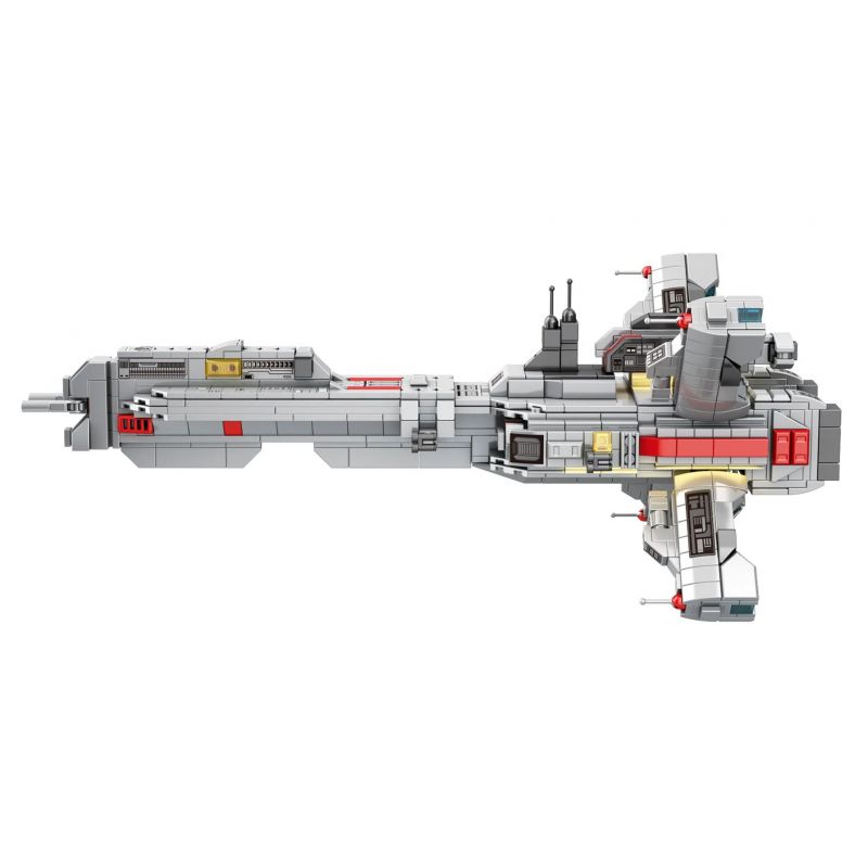 JUHANG TECHNOLOGY 785 non  LỚP TÀU TUẦN DƯƠNG HÌNH NÓN bộ đồ chơi xếp lắp ráp ghép mô hình INFINITE UNIVERSE LAGRANGE 1168 khối