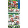 ZHEGAO QL2505 2505 non  BIỆT THỰ CỦA DÂN LÀNG bộ đồ chơi xếp lắp ráp ghép mô hình Minecraft CUBE WORLD Game Xây Dựng 456 khối