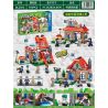 ZHEGAO QL2505 2505 non  BIỆT THỰ CỦA DÂN LÀNG bộ đồ chơi xếp lắp ráp ghép mô hình Minecraft CUBE WORLD Game Xây Dựng 456 khối
