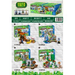 ZHEGAO QL2502 2502 non  TRANG VIÊN RUPERT bộ đồ chơi xếp lắp ráp ghép mô hình Minecraft Game Xây Dựng