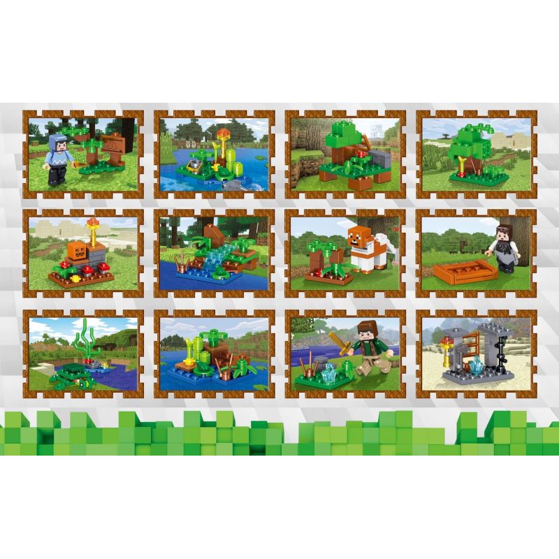 ZHEGAO QL2501 2501 non  TRANG VIÊN VALERIAN bộ đồ chơi xếp lắp ráp ghép mô hình Minecraft Game Xây Dựng 320 khối