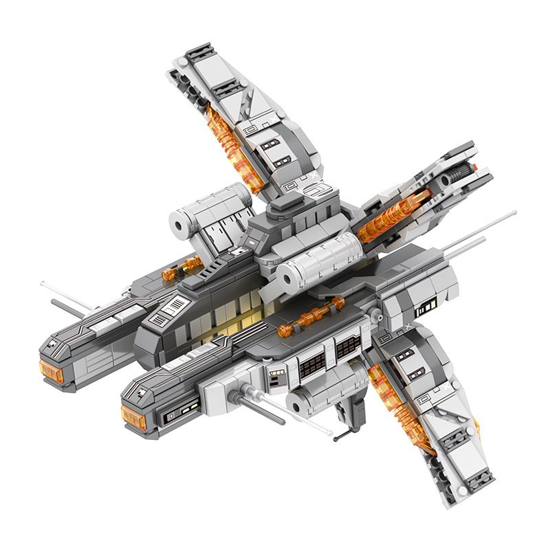 JUHANG TECHNOLOGY 782 non Lego TÀU KHU TRỤC LỚP SỨA bộ đồ chơi xếp lắp ráp ghép mô hình INFINITE UNIVERSE LAGRANGE 906 khối