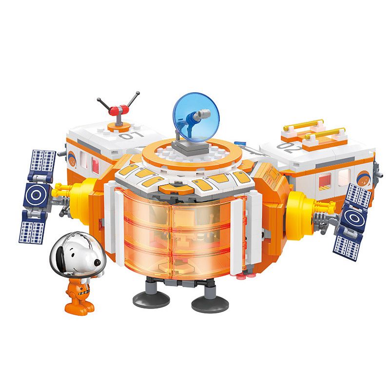 LINOOS LN3101 3101 non Lego CĂN CỨ SAO HỎA bộ đồ chơi xếp lắp ráp ghép mô hình MARS BASE 485 khối