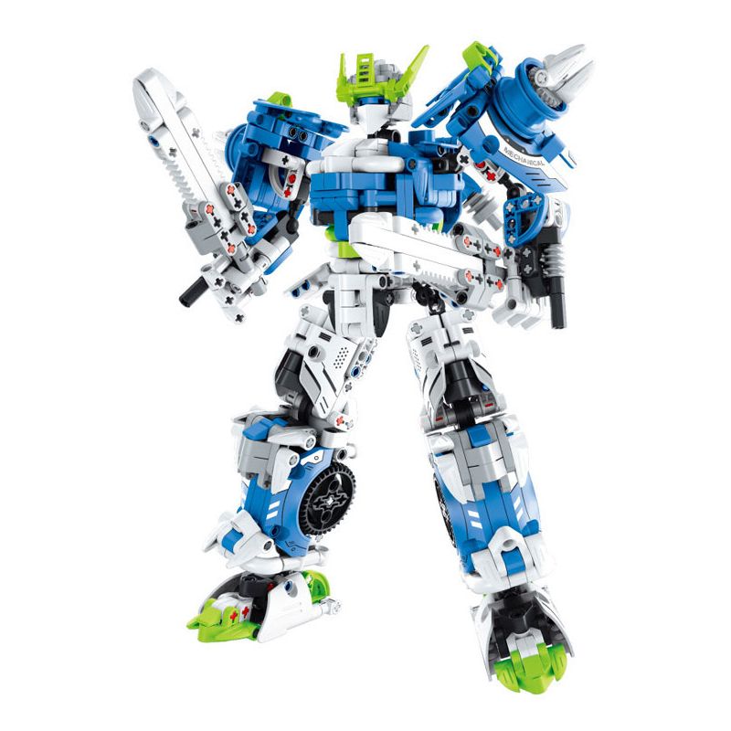 IM.MASTER QIHUI 6823 non Lego BẬC THẦY CƠ KHÍ AZURE BLADE MECHA bộ đồ chơi xếp lắp ráp ghép mô hình Technic Kỹ Thuật Công Nghệ Cao Mô Hình Phương Tiện 1129 khối