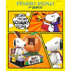 LINOOS LN8080 8080 non  SNOOPY'S MULTIFACETED LIFE SERIES BLIND BOX 2.0 TỔNG CỘNG 6 MẪU bộ đồ chơi xếp lắp ráp ghép mô hình Movie & Game MANY FACES OF SNOOPY Phim Và Trò Chơi