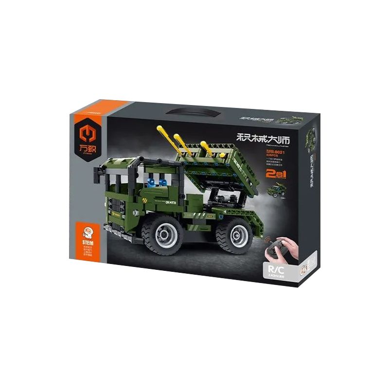 IM.MASTER QIHUI 8021 non  XE ĐIỀU KHIỂN TỪ XA bộ đồ chơi xếp lắp ráp ghép mô hình  Kỹ Thuật Công Nghệ Cao Mô Hình Phương Tiện 436 khối