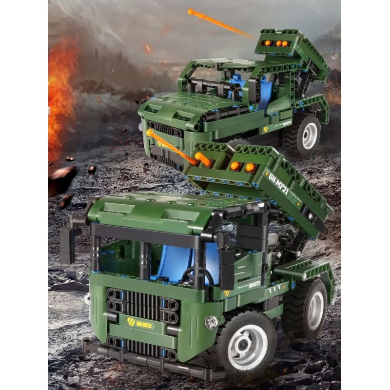 IM.MASTER QIHUI 8021 non  XE ĐIỀU KHIỂN TỪ XA bộ đồ chơi xếp lắp ráp ghép mô hình  Kỹ Thuật Công Nghệ Cao Mô Hình Phương Tiện 436 khối