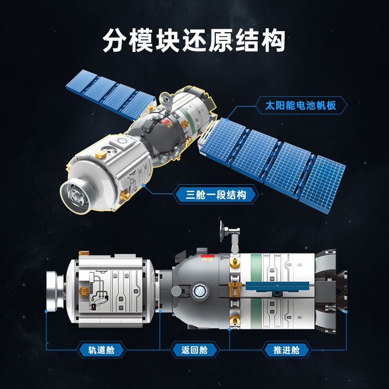 KEEPPLEY K10219 10219 non  TÀU VŨ TRỤ CÓ NGƯỜI LÁI THẦN CHÂU 15 bộ đồ chơi xếp lắp ráp ghép mô hình Creator Expert Chuyên Gia Sáng Tạo