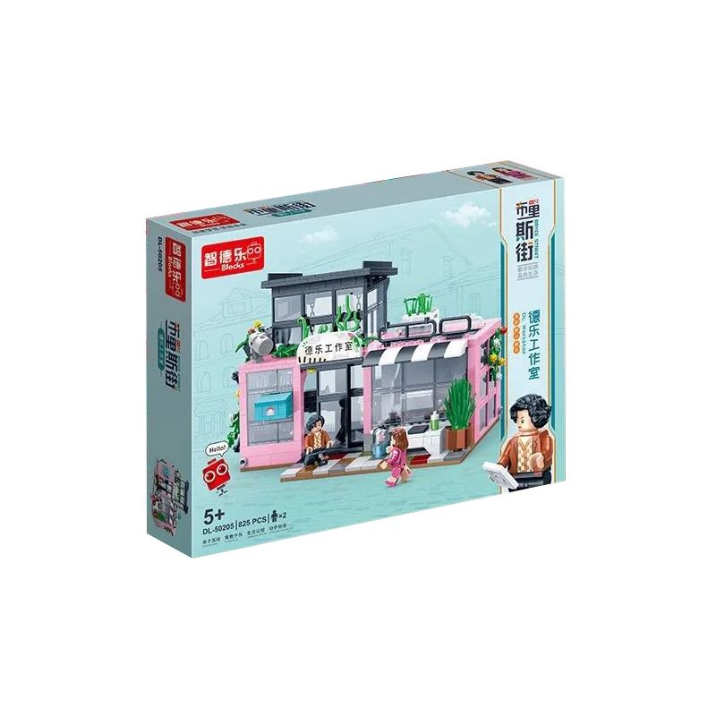 ZHI DELE DL-50205 50205 DL50205 non  PHÒNG THU DELO bộ đồ chơi xếp lắp ráp ghép mô hình 825 khối