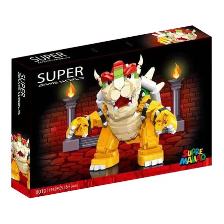 拓乐 6010 non  KUBA bộ đồ chơi xếp lắp ráp ghép mô hình Super Mario SUPER MALIAO Thợ Sửa Ống Nước 1342 khối