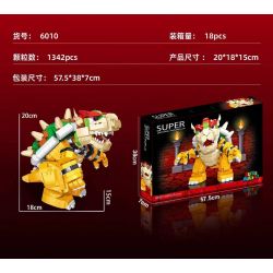 拓乐 6010 non  KUBA bộ đồ chơi xếp lắp ráp ghép mô hình Super Mario SUPER MALIAO Thợ Sửa Ống Nước 1342 khối