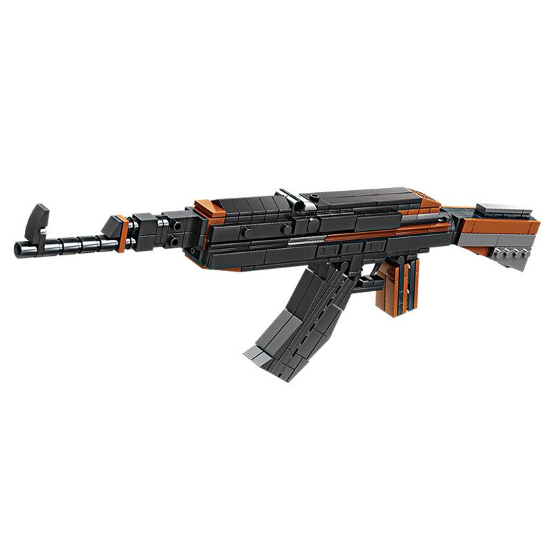 Kazi KY88008 88008 non Lego SÚNG TRƯỜNG TỰ ĐỘNG AK-47 16 TỔ HỢP bộ đồ chơi xếp lắp ráp ghép mô hình Gun MILITARY 932 khối