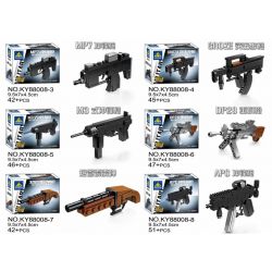 Kazi KY88008 88008 non  SÚNG TRƯỜNG TỰ ĐỘNG AK-47 16 TỔ HỢP bộ đồ chơi xếp lắp ráp ghép mô hình Gun MILITARY 932 khối