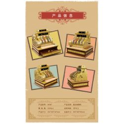 ZHEGAO 00387 non  MÁY TÍNH TIỀN CỔ ĐIỂN bộ đồ chơi xếp lắp ráp ghép mô hình Creator Expert VINTAGE CASH REGISTER Chuyên Gia Sáng Tạo 1630 khối