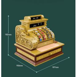 ZHEGAO 00387 non  MÁY TÍNH TIỀN CỔ ĐIỂN bộ đồ chơi xếp lắp ráp ghép mô hình Creator Expert VINTAGE CASH REGISTER Chuyên Gia Sáng Tạo 1630 khối