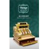 ZHEGAO 00387 non  MÁY TÍNH TIỀN CỔ ĐIỂN bộ đồ chơi xếp lắp ráp ghép mô hình Creator Expert VINTAGE CASH REGISTER Chuyên Gia Sáng Tạo 1630 khối