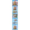 ZHEGAO DZ6022 6022 non  NHÀ HÀNG CUBA bộ đồ chơi xếp lắp ráp ghép mô hình Modular Buildings CUBAN RESTAURANT Mô Hình Nhà Cửa 2279 khối