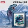 JAKI JK5302 5302 non  CUỘC PHIÊU LƯU TRÊN SÔNG BĂNG bộ đồ chơi xếp lắp ráp ghép mô hình Art