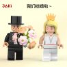 JAKI JK8315 8315 non  XE CƯỚI CỔ ĐIỂN bộ đồ chơi xếp lắp ráp ghép mô hình Valentine's Day Lễ Tình Nhân