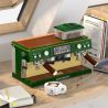 ZHEGAO DZ6017 6017 non  MÁY PHA CÀ PHÊ ĐÔI bộ đồ chơi xếp lắp ráp ghép mô hình Creator COFFEE MACHINE Sáng Tạo 928 khối