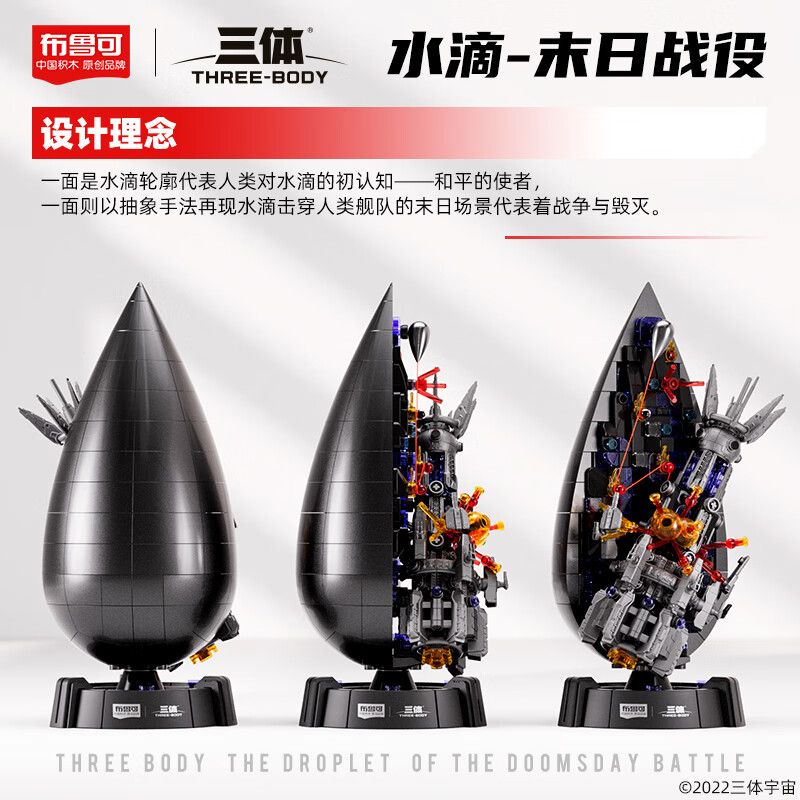 BLOKS 71048 non  GIỌT NƯỚC NGÀY TẬN THẾ bộ đồ chơi xếp lắp ráp ghép mô hình 745 khối