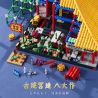 BLOKS 81421 non  CÔNG TRÌNH KIẾN ​​TRÚC CỔ ZHONGHE HALL tỷ lệ 1:75 bộ đồ chơi xếp lắp ráp ghép mô hình 1442 khối