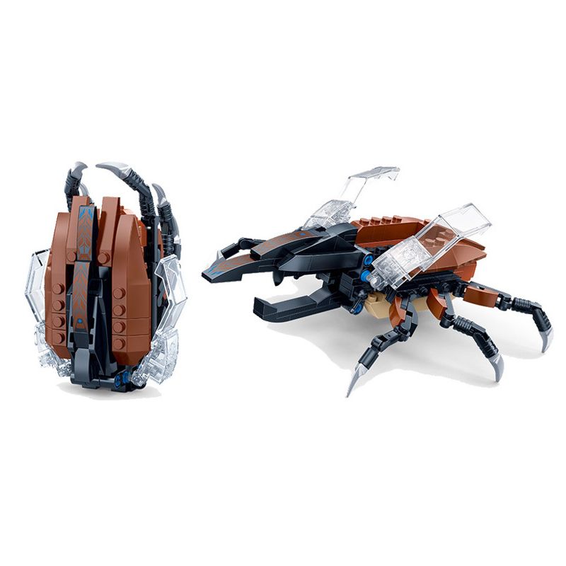 ZHI DELE DL-60108 60108 DL60108 non  BỌ CÁNH CỨNG ĐÈN FLASH bộ đồ chơi xếp lắp ráp ghép mô hình The Egg Will Crack Trứng Sẽ Nở 161 khối