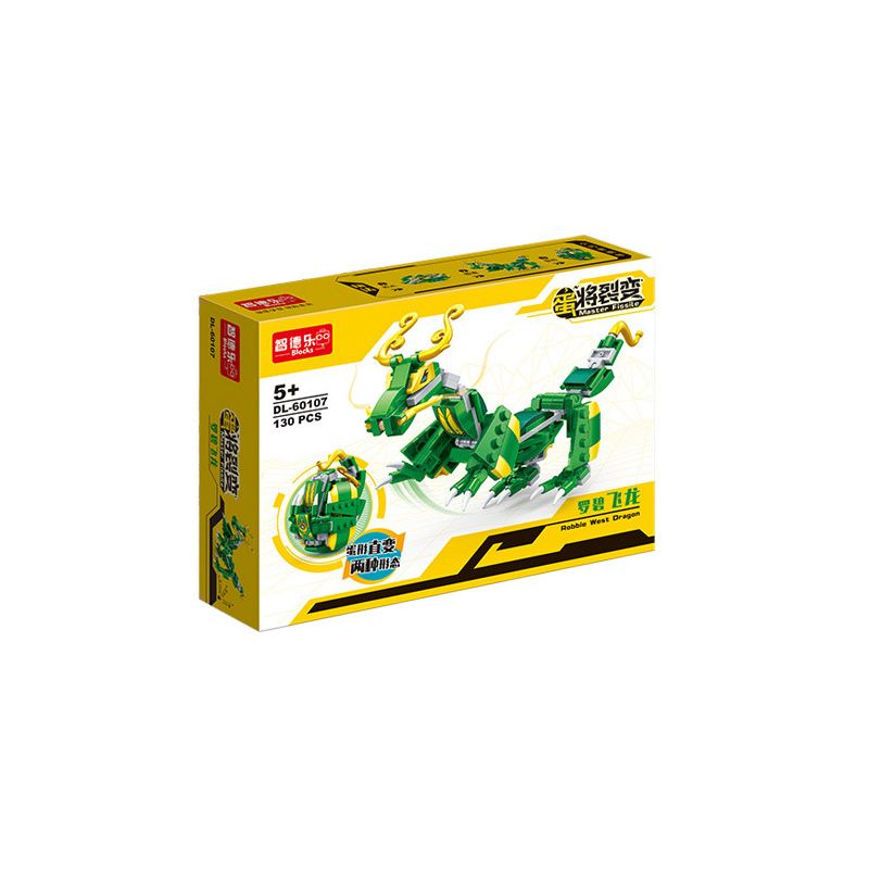 ZHI DELE DL-60107 60107 DL60107 non  RỒNG ROBBIE bộ đồ chơi xếp lắp ráp ghép mô hình The Egg Will Crack Trứng Sẽ Nở 130 khối