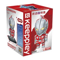 KEEPPLEY K21002 21002 non  PHIÊN BẢN Q ULTRAMAN DI ĐỘNG bộ đồ chơi xếp lắp ráp ghép mô hình Movie & Game Phim Và Trò Chơi